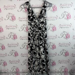Jl street dress, Y2K, Florecer, flowers Chic Black and White groovy Dress